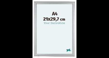 Fotolijst A4 - 21x29,7 cm - Zilver Mat - MDF - Como