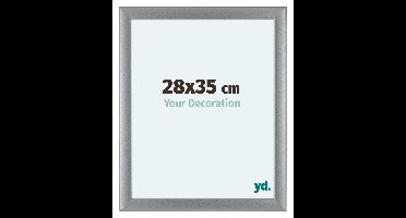 Fotolijst 28x35 cm - Zilver Mat - MDF - Como