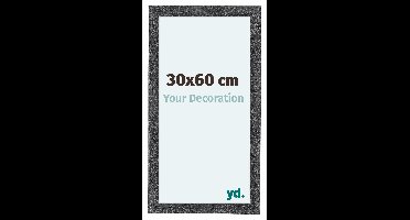 Fotolijst 30x60 cm - Grijs Geveegd - MDF - Como