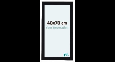 Fotolijst 40x70 cm - Zwart Hoogglans - MDF - Como