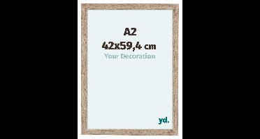 Fotolijst A2 - 42x59,4 cm - Eiken Licht - MDF - Como