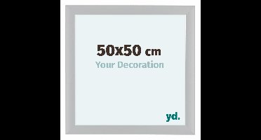 Fotolijst 50x50 cm - Wit Hoogglans - MDF - Como