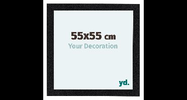 Fotolijst 55x55 cm - Zwart Mat - MDF - Como
