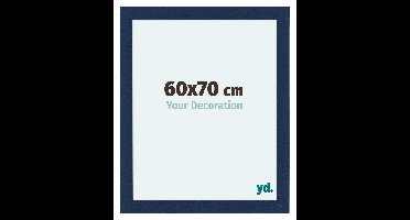 Fotolijst 60x70 cm - Donkerblauw Geveegd - MDF - Como