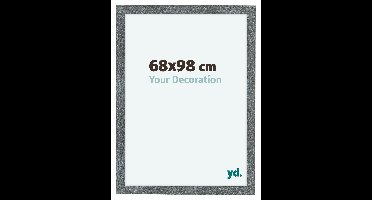 Fotolijst 68x98 cm - IJzer Geveegd - MDF - Como