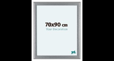 Fotolijst 70x90 cm - Zilver Mat - MDF - Como