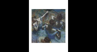 Kunstdruk Edgar Degas - Blue Dancers 60x80cm