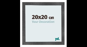 Fotolijst 20x20 cm - Zwart Mat - MDF - Pisa
