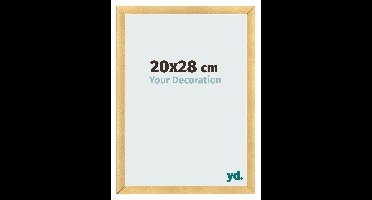 Fotolijst 20x28 cm - Goud Mat - MDF - Pisa