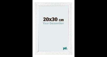 Fotolijst 20x30 cm - Wit Hoogglans - MDF - Pisa