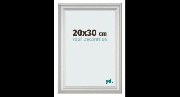 Fotolijst 20x30 cm - Zilver Mat - MDF - Lazio