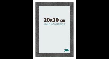 Fotolijst 20x30 cm - Zwart Mat - MDF - Pisa
