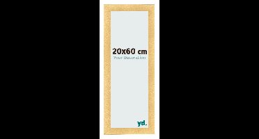 Fotolijst 20x60 cm - Goud Mat - MDF - Pisa