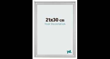 Fotolijst 21x30 cm - Zilver Mat - MDF - Lazio