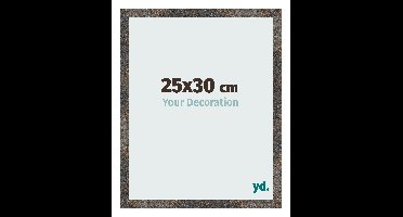 Fotolijst 25x30 cm - Geoxideerd Metaal - MDF - Bologna
