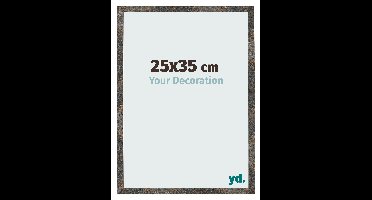 Fotolijst 25x35 cm - Geoxideerd Metaal - MDF - Bologna