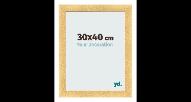 Fotolijst 30x40 cm - Goud Mat - MDF - Pisa