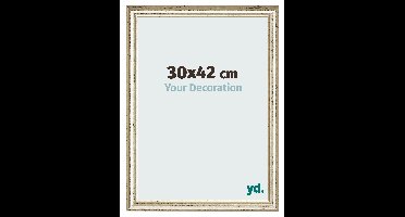 Fotolijst 30x42 cm - Metaalglans - MDF - Lazio
