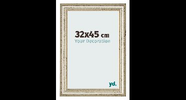 Fotolijst 32x45 cm - Metaalglans - MDF - Lazio