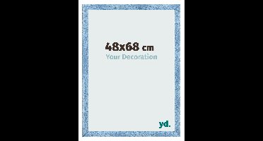 Fotolijst 48x68 cm - Helder Blauw Geveegd - MDF - Pisa