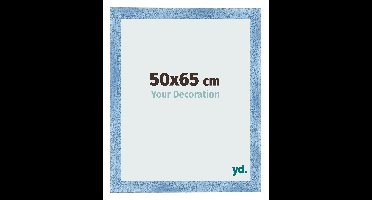 Fotolijst 50x65 cm - Helder Blauw Geveegd - MDF - Pisa