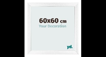 Fotolijst 60x60 cm - Wit Mat - MDF - Pisa