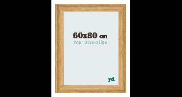 Fotolijst 60x80 cm - Dennen Houtnerf - MDF - Lazio