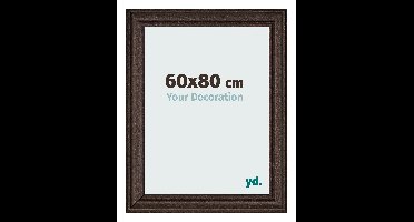 Fotolijst 60x80 cm - Eiken Donker - MDF - Lazio