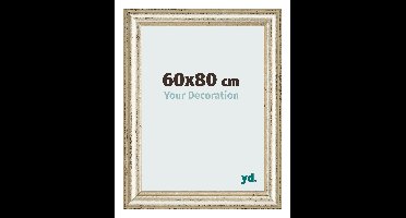 Fotolijst 60x80 cm - Metaalglans - MDF - Lazio