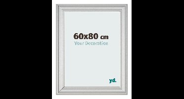 Fotolijst 60x80 cm - Zilver Mat - MDF - Lazio