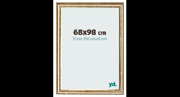 Fotolijst 68x98 cm - Goud Antiek - MDF - Lazio