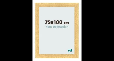 Fotolijst 75x100 cm - Goud Mat - MDF - Pisa