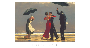 Kunstdruk Jack Vettriano - The Singing Butler 80x60cm