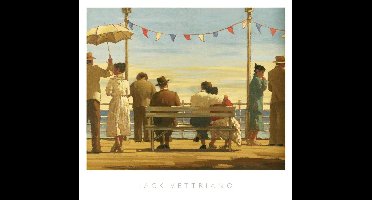 Kunstdruk Jack Vettriano - The Pier 72x67cm