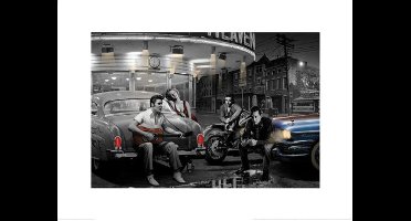 Kunstdruk Chris Consani - Legendary Crossroads 60x80cm