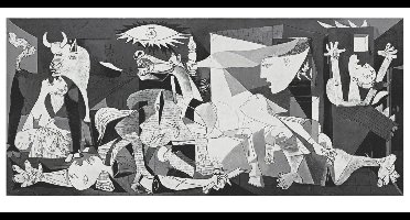 Kunstdruk Pablo Picasso - Guernica 100x50cm