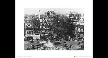 Kunstdruk Time Life - Piccadilly Circus London 1942 30x40cm