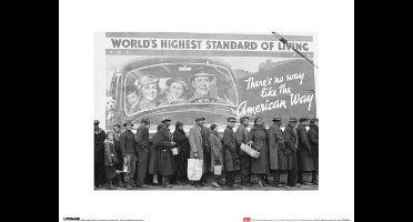 Kunstdruk Time Life - World's Highest Standard of Living 30x40cm