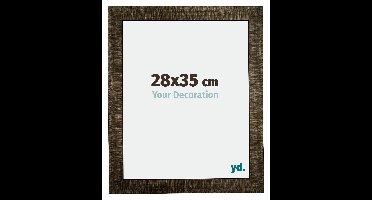 Fotolijst 28x35 cm - Champagne Geborsteld - Hout - Leeds