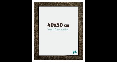 Fotolijst 40x50 cm - Champagne Geborsteld - Hout - Leeds
