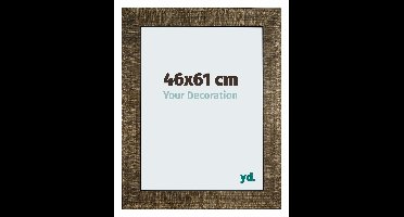 Fotolijst 46x61 cm - Champagne Geborsteld Hout Leeds