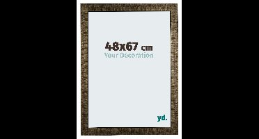 Fotolijst 48x67 cm - Champagne Geborsteld - Hout - Leeds