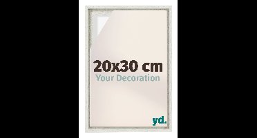 Baklijst voor Canvas 20x30 cm - White Wash - MDF - Lyon