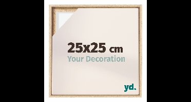 Baklijst voor Canvas 25x25 cm - Beuken - MDF - Lyon