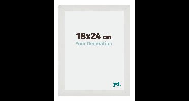 Fotolijst 18x24 cm - Wit Mat - MDF - Mura