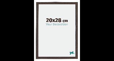 Fotolijst 20x28 cm - Eiken Donker - MDF - Mura