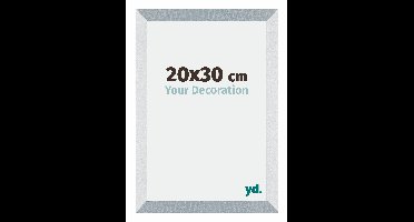 Fotolijst 20x30 cm - Aluminium - Geborsteld - MDF - Mura