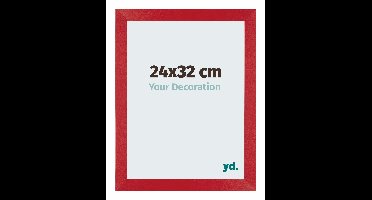 Fotolijst 24x32 cm - Rood - MDF - Mura