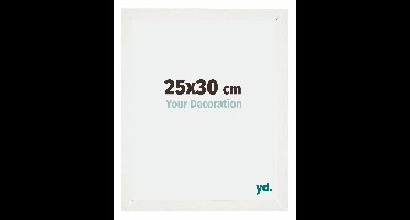 Fotolijst 25x30 cm - Wit Geveegd - MDF - Mura