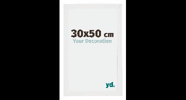 Fotolijst 30x50 cm - Wit Hoogglans - MDF - Mura